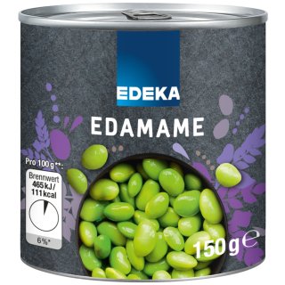Edeka Edamame grüne Sojabohnen (150g Dose)
