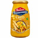 Sonnen Bassermann Curry Sauce mit Ananas 3er Pack (3x520g Glas) + usy Block