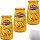 Sonnen Bassermann Curry Sauce mit Ananas 3er Pack (3x520g Glas) + usy Block