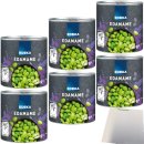 Edeka Edamame grüne Sojabohnen 6er Pack (6x150g Dose) + usy Block