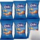 Croky Chips Paprika Kartoffelchips 6er Pack (6x150g Packung) + usy Block
