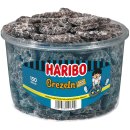 Haribo Salzbrezeln Runddose 3er Pack (3x1,05kg Dose) + usy Block