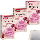 Dr. Oetker Rotwein Creme 3er Pack (3x203g Packung) + usy...
