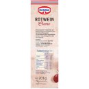 Dr. Oetker Rotwein Creme 3er Pack (3x203g Packung) + usy Block