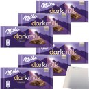 Milka Dark Milk Dunkle Alpenmilch Schokolade 6er Pack...