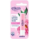 Elkos Lippenpflege Rosé mit Wildrosenöl 6er Pack (6x1 Stift) + usy Block