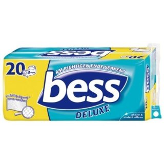 Bess Deluxe Toilettenpapier 4-Lagig, 20x 150 Blatt