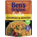 Bens Original Gericht Reis-Klassiker Paella Chorizo & Gemüse (250g Packung)