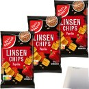 Gut&Günstig Linsenchips Paprika 3er Pack (3x100g...