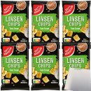Gut&Günstig Linsenchips Sour Cream 6er Pack (6x100g Packung) + usy Block