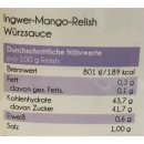 Ubena Relish Ingwer-Mango (345g Glas)