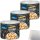 Edeka Jumbo Peanuts Erdnusskerne geröstet und gesalzen 3er Pack (3x200g Dose) + usy Block