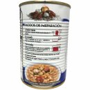 huertas Judias Con Chorizo (Bohnen mit Paprikawurst) 3er Pack (3x415g Konserve) + usy Block