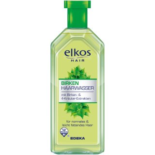 Elkos Birken Haarwasser mit 4 Kräuter Extrakt (500ml Flasche)