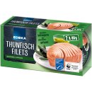 Edeka Thunfischfilets geschnitten in Olivenöl 3er Pack (6x80g Dose) + usy Block