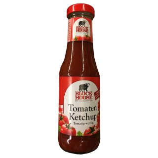 Block House Tomaten Ketchup Tomatig Würzig (300ml Glasflasche)