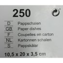 Papstar Pommesschalen oval (250 Stück)