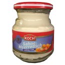 Kochs Sahne Meerrettich Sahnig und Mild (240g Glas)