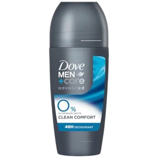 Dove Men+Care 0% Aluminiumsalze Deo Roll-On Clean Comfort (50ml Flasche)