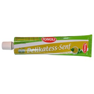 Tonoli Delikatess Senf Mittelscharf (200ml Tube)