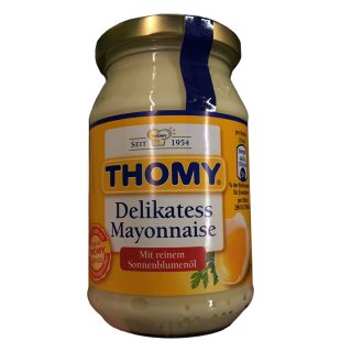 Thomy Delikatess Mayonnaise (250ml Glas)