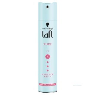 Schwarzkopf taft Haarlack PURE Haltegrad 4 (250ml Flasche)