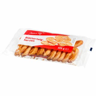 Jeden Tag Blätterteig-Herzen (225g)