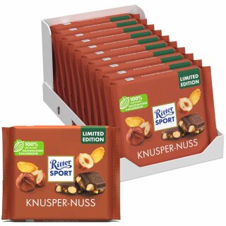 Ritter Sport Knusper Nuss VPE (10x100g Packung)