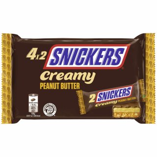 Snickers Creamy Peanut Butter 4er (146g Packung)
