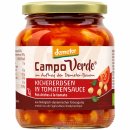 Campo Verde Demeter Bio Kichererbsen in Tomatensoße (350g Glas)