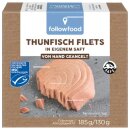 Followfood MSC Thunfischfilets Natur (185g Dose)