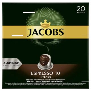 Jacobs Kapseln Espresso 10 Intenso (104g Packung)