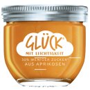 Glück Aprikose weniger Zucker (230g Glas)