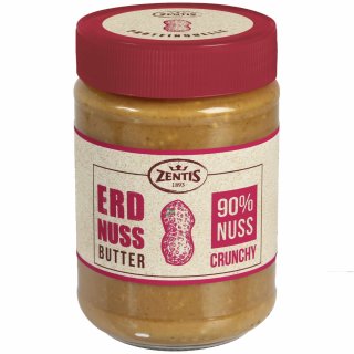 Zentis Erdnussbutter Crunchy (350g Glas)