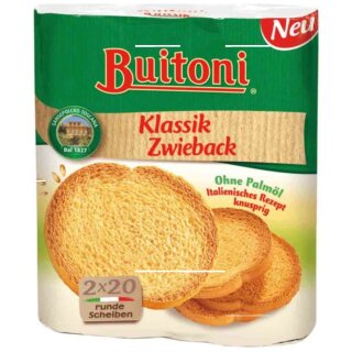 Delverde Buitoni Zwieback Klassik (300g Packung)