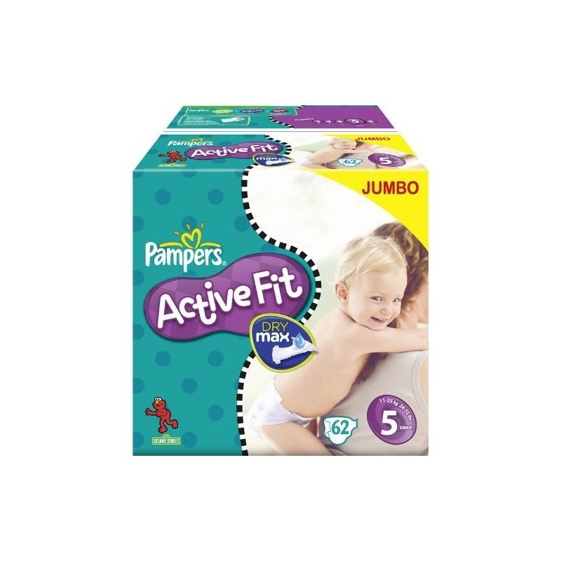 Pampers Activ Fit Junior Jumbo, 62 St.
