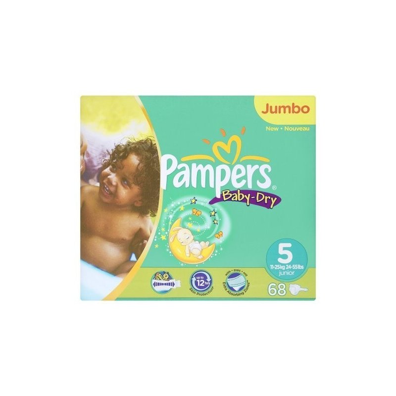 Pampers Baby Dry Junior, 68 St.