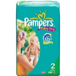Pampers Baby Dry mini, 58 St.