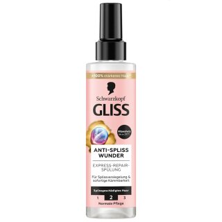 Schwarzkopf GLISS Express Repair Sprüh-Spülung Anti-Spliss Wunder VPE  (6x200 ml)