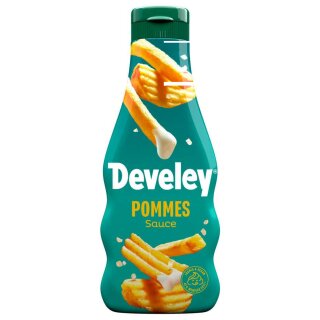 Develey cremig würzige Pommes Sauce vegan (250ml Flasche)