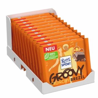 Ritter Sport Vielfalt Groovy Crunchy Brezel VPE (11x100g)