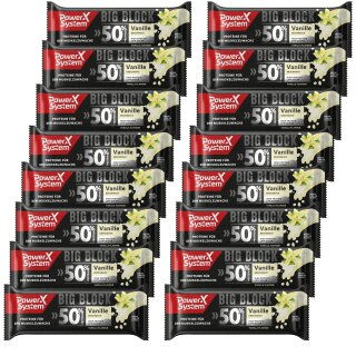 Power System Big Block Riegel Vanille VPE (16x100g Packung)