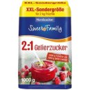 Sweet Family Gelierzucker 2zu1 XXL Sondergröße 3er Pack (3x1kg Packung) + usy Block