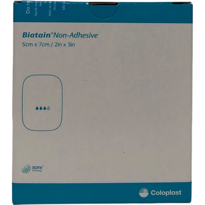 Coloplast Biatain Non Adhesive Nicht-haftender Schaumverband 5x7cm (1