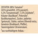 Knorr Tomato al Gusto Basilikum Saucen-Basis für Pizza Pasta und Aufläufe 8er Pack (8x370g Packung)