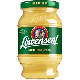 Original Löwensenf Medium pikant 6er Pack (6x250ml Glas)