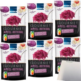 Edeka Gourmet-Apfelrotkohl Fix und Fertig 6er Pack (6x400g Packung) + usy Block
