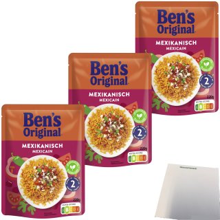 Bens Original Express Mexikanisch 3er Pack (3x220g Packung) + usy Block