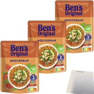 Bens Original Express Mediterran 3er Pack (3x220g Packung) + usy Block