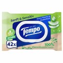 Tempo Feuchttücher Sanft&Sensitive (16x42St Packung) VPE + usy Block